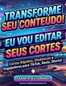 Eu vou editar teus vídeos