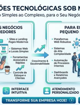 Eu vou esenvolvimento Web & Sistemas Sob Medi