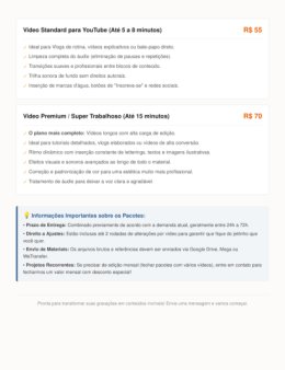 Edição de vídeo