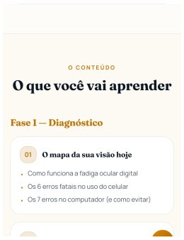 página de vendas