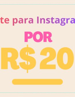 Eu vou criar 5 artes para o Instagram por 20$