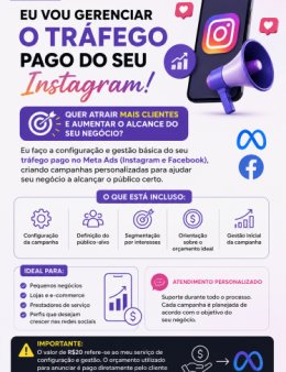 Eu vou fazer a gestão do seu Tráfego Pago