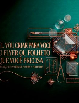 Eu vou criar seu Flyer/Folheto