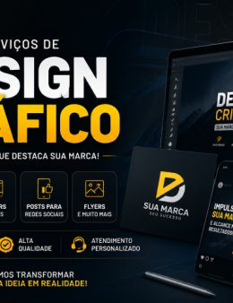 Eu vou criar artes profissionais, logotipos.