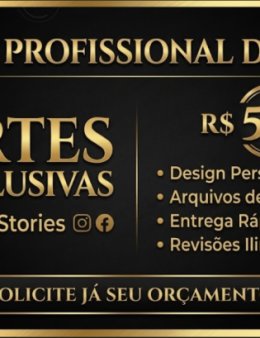 Eu vou criar Artes exclusivas para Feed/Story