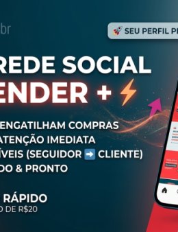 Eu vou criar ideias para sua rede social