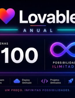 Eu vou te dar Creditos ilimitados no Lovable