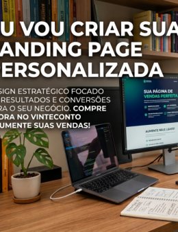 Eu vou criar sua landing page personalizada