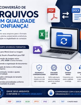 Eu vou Converter seus arquivos