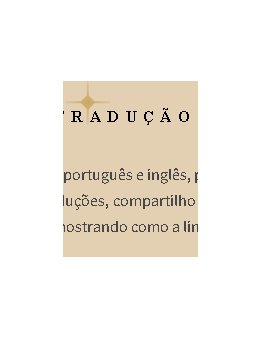 eu vou traduzir textos entre português e inglês