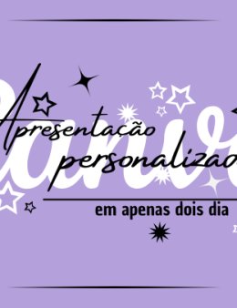 Eu vou criar sua Apresentação no Canva