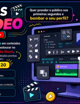 Eu vou editar seus vídeos curtos tiktoks etc.