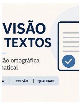 Eu vou revisar seus textos.