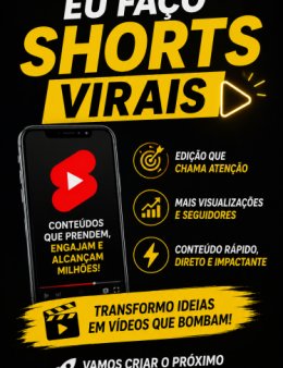 Eu vou fazer cortes virais do teus videos