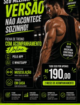 Eu vou PREPARAR UM TREINO DE MUSCULAÇÃO ABC