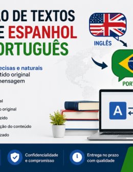 Eu vou Traduzir textos para o português