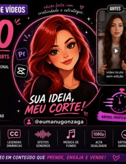 Eu vou editar seu vídeo profissional rápido