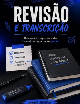 Eu vou Revisa e transcrever para você
