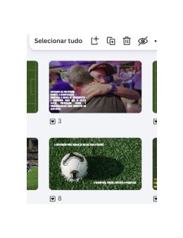 Eu vou criar posts e legendas