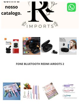 Eu vou fazer um catálogo de seus produtos.