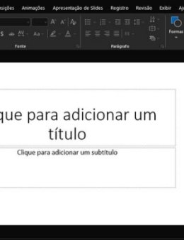 Eu vou criar sua apresenção de slides