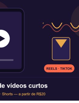 Eu vou editar seu vídeo para Reels, Tiktok