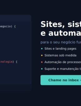 Eu vou Criar seu site
