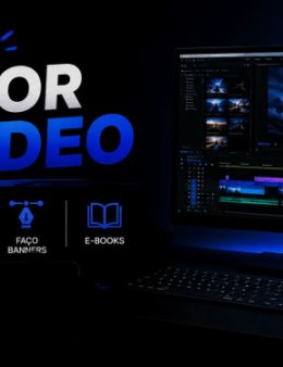 Editor de Vídeos Profissional | E-books e Banners