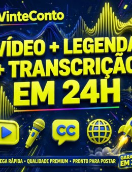 Edito Video com Legenda, Transcrevo Audio