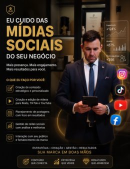 Eu vou cuidar das suas midia sociais