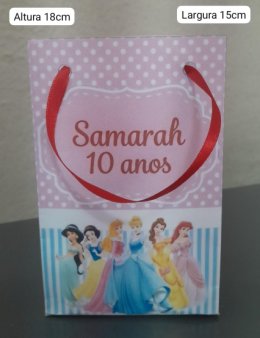 Eu vou confeccionar Sacolas Personalizadas! Pegue e Monte !!kit com 20 sacolinhas.