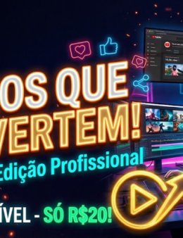 Eu vou edição de video profissional + legenda