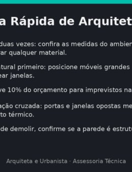 Dica rápida de arquitetura