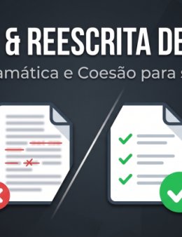 Eu vou  Reescrever e Revisar textos