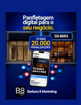 Eu vou criar panfletagem digital da..