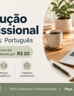 Eu vou escrever e traduzir textos