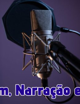 Eu vou gravar dublagem, locução ou narração