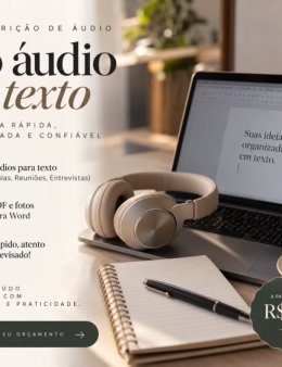Eu vou digitar, formatar ou transcrever