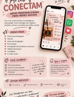 Eu vou criar artes para ajudar na divulgação