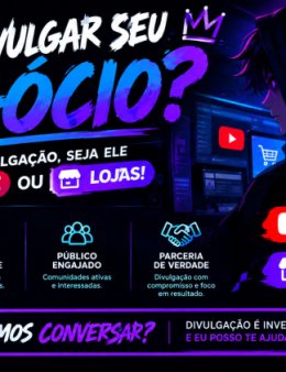 Eu vou divulgar seu negócio digital