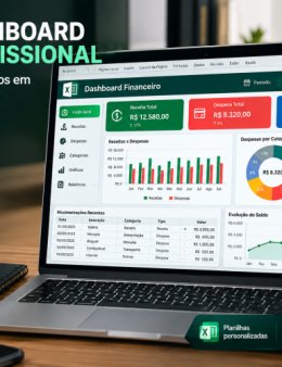 Vou criar, organizar e automatizar sua planilha Excel