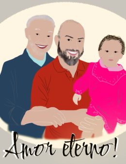 Eu vou fazer a ilustração da sua foto!