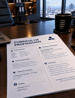 Eu vou criar e revisar currículos profissiona