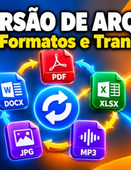 Eu vou converter arquivos e áudios
