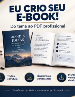 Eu vou FAZER SEU E-BOOK!