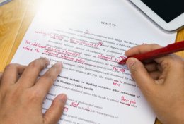 Eu vou revisar a ortografia do seu trabalho de até 15 páginas