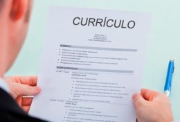 Eu vou revisar o seu currículo