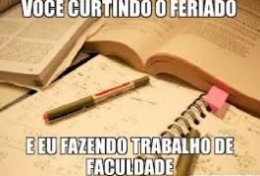 Eu vou fazer seu trabalho da escola ou da Faculdade