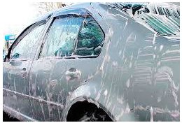 Eu vou lavar o seu carro em sua casa