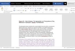 Eu vou passar seu trabalho do papel para word